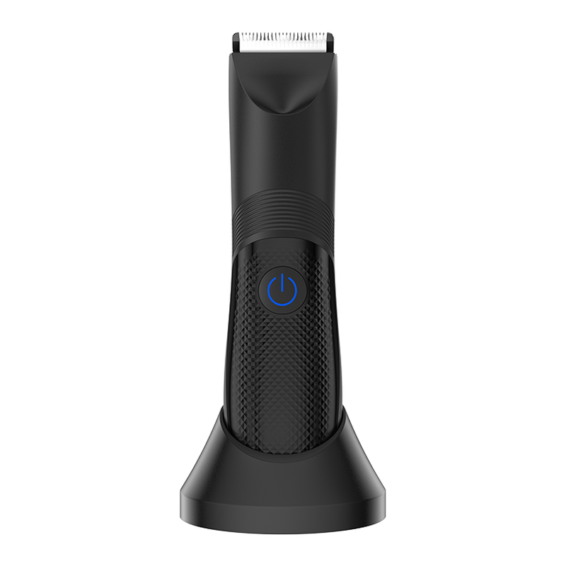 Sparoma lichaamshaartrimmer – IPX7 waterdicht, keramische messen, oplaadbaar via Type-C, krachtige motor van 5000 rpm, verstelbare kam, RFCD-8106, zwart
