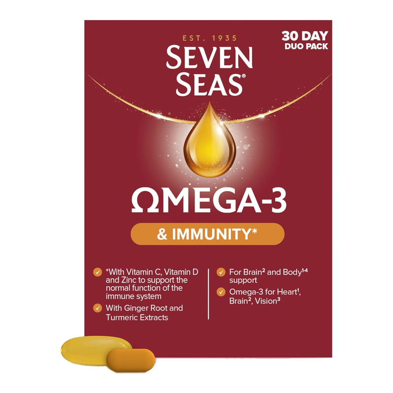 Seven Seas Omega-3 Fish Oil + Vitamin D - 30-Day Pack
