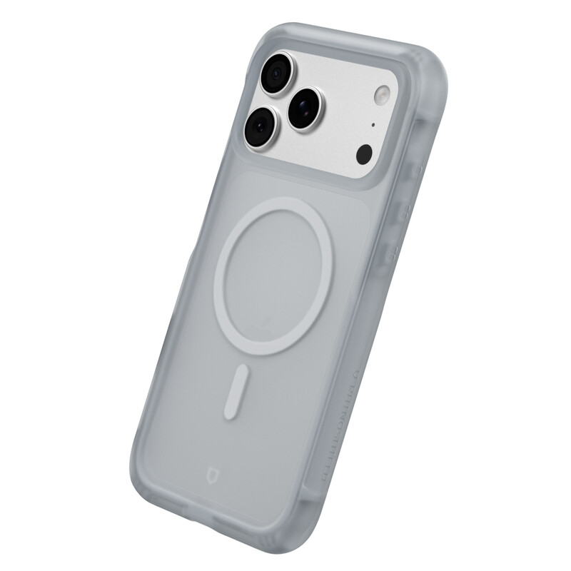 RHINOSHIELD MagSafe-kompatible Handyhülle für [iPhone 17 Pro Max] | Ultra gepolstert, mehrschichtiger Schutz mit Militär-Sturzschutz, starke Magnetkraft, Stoßdämpfung, reduziert innere Schäden, AirX Dunkelgrau
