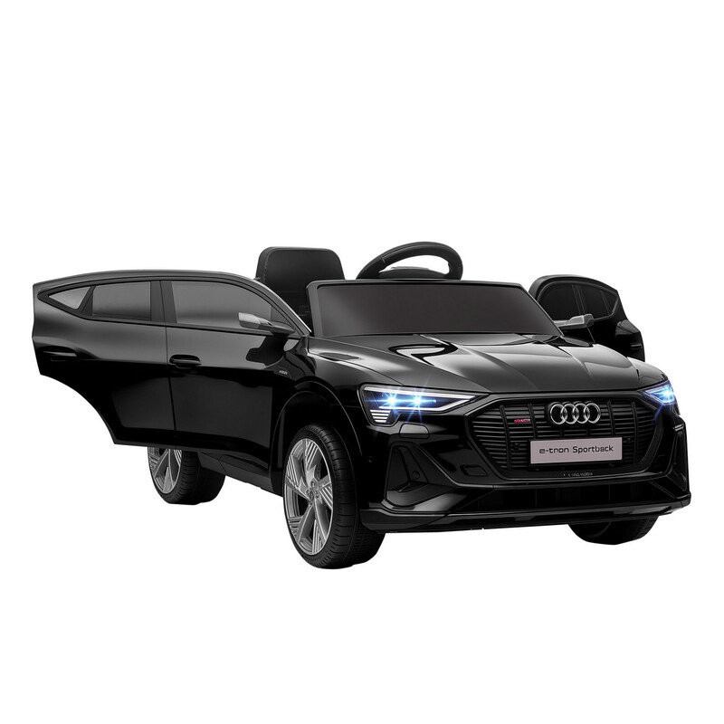 370-172V70BK HOMCOM Audi E-tron Licensed 12V Kids Electric Ride on, Electric Car for