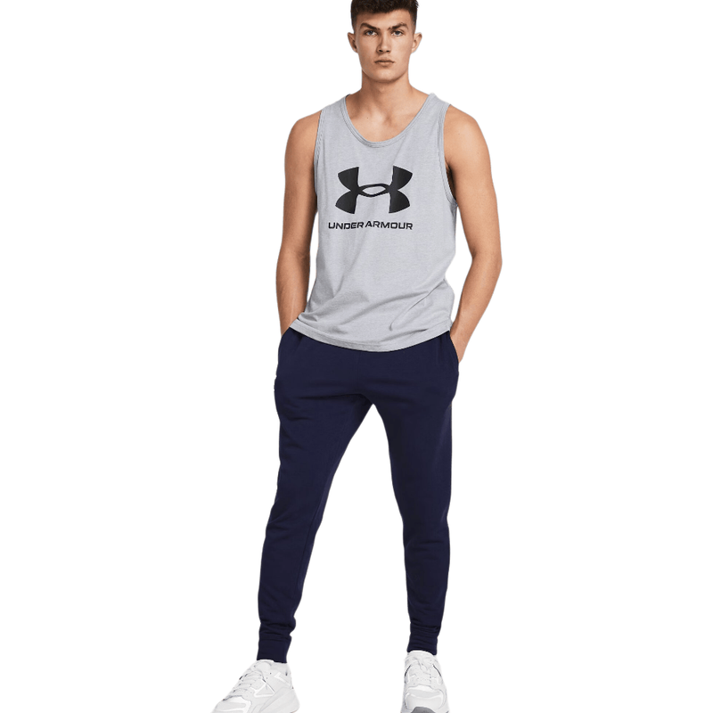 Under Armour Heren Rival Terry Jogger Blauw Sportstyle Collectie XL