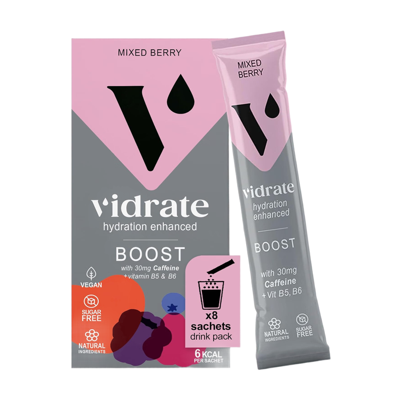 Vidrate Green Boost Hydration Powder Mixed Berry Flavour - 10 X 3G