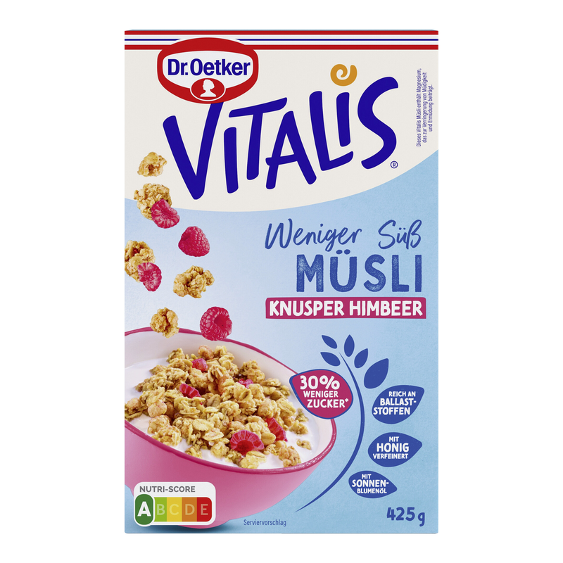 Dr. Oetker Vitalis Knusper Himbeere Müsli 425 g