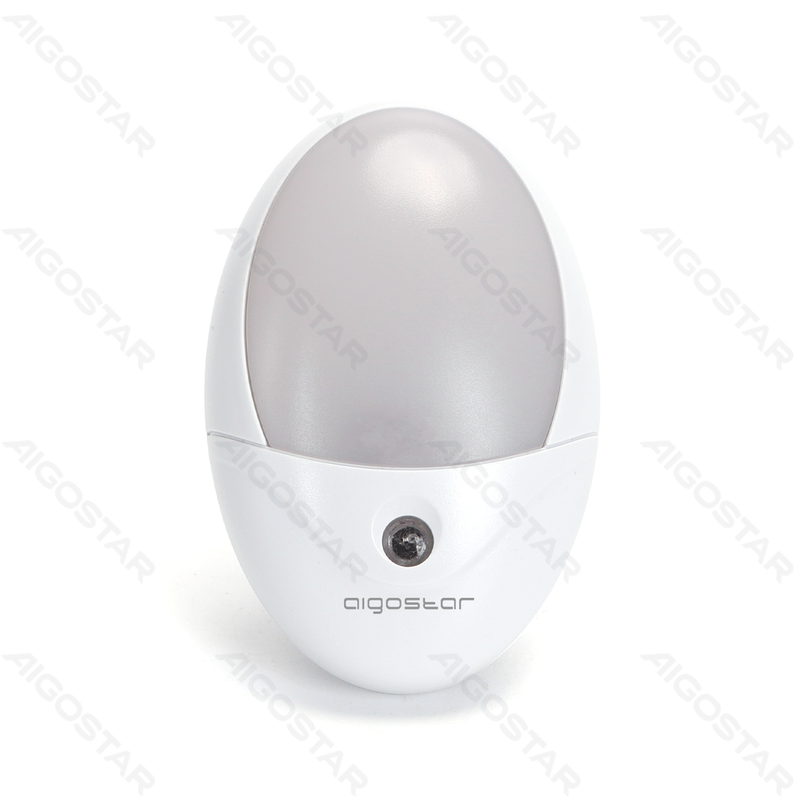 Aigostar NL01 LED Nachtlicht mit Sensor 1W 3000K Warmweiß Steckdosen-Orientierungsleuchte