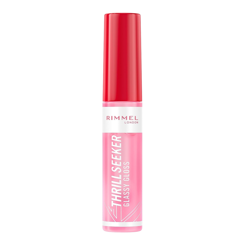 Rimmel Thrillseeker Glassy Gloss 150 Pink Candy hydraterende glans met hyaluronzuur