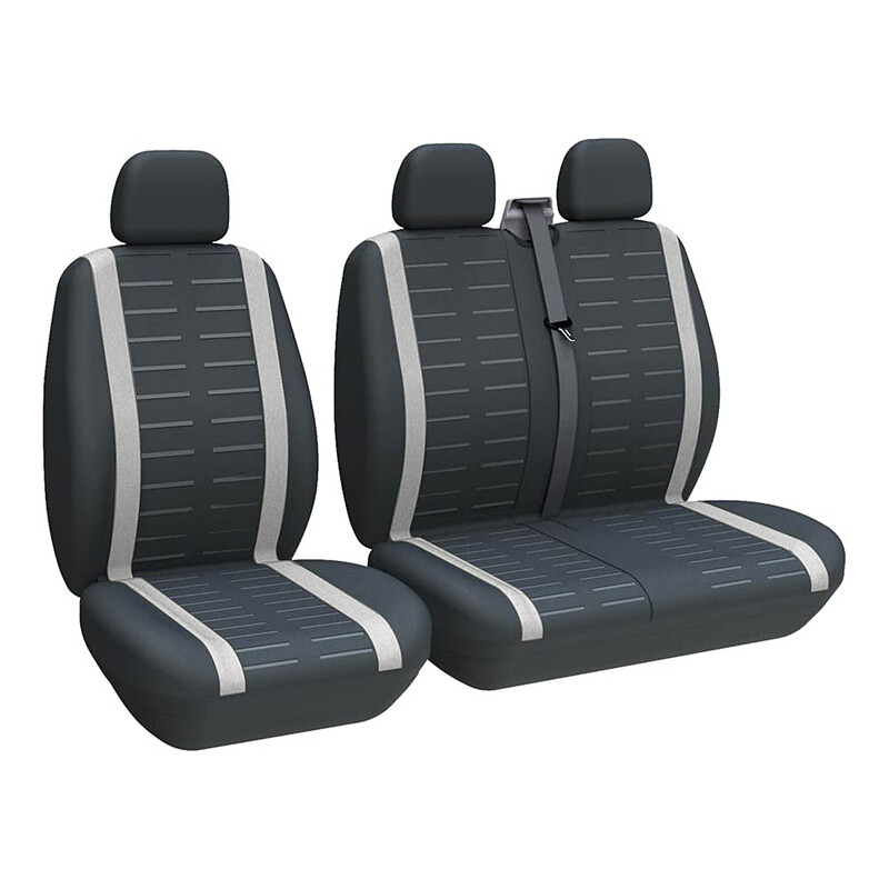 Alpicool Y37716 Auto-Sitzauflagen-Set, Grau