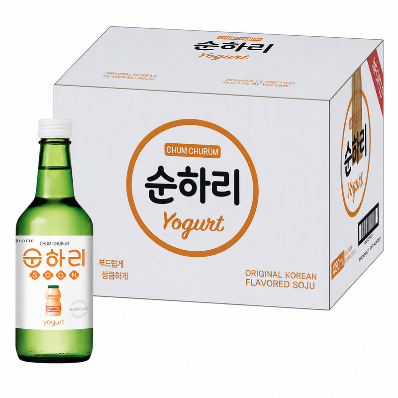 CHUM CHURUM Soju Yoghurt 12% Alc. 20 x 350 ml