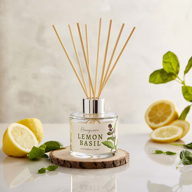 Wax Lyrical Diffuser Homegrown Lemon Basil 100Ml