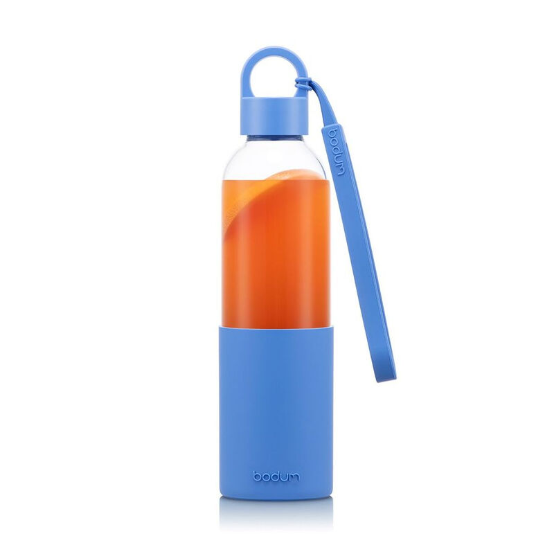 MELIOR Glass Water Bottle 0.5L - Blue