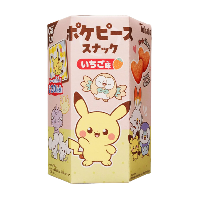 Poke Peace Corn Snacks Strawberry Flavor 23g