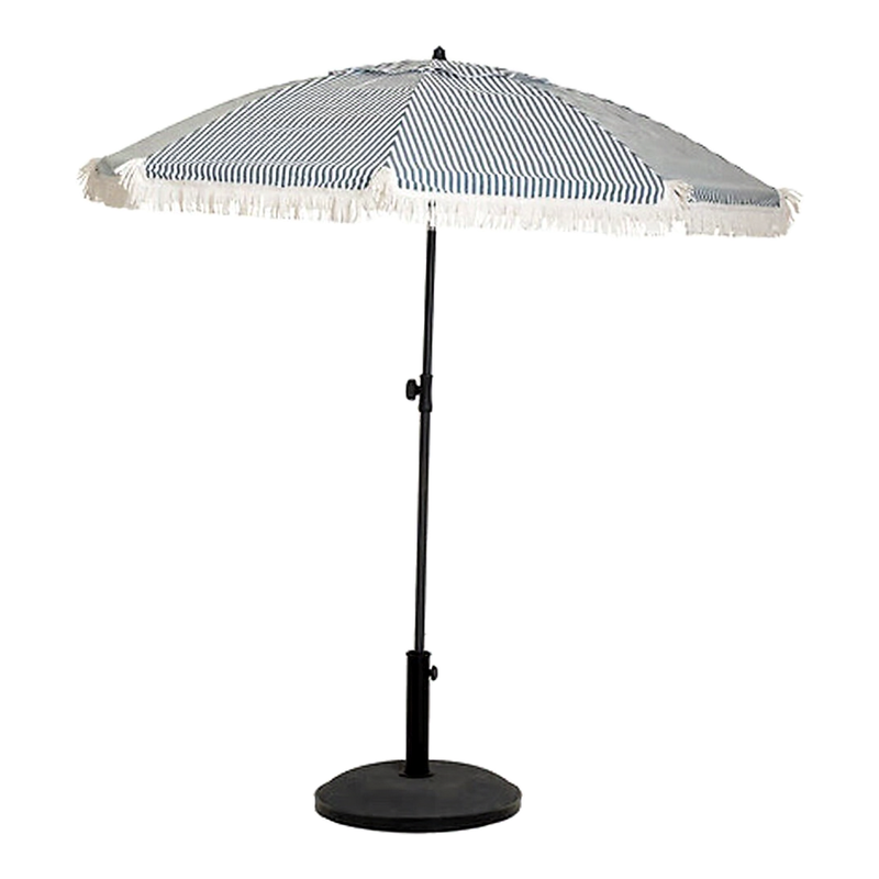 Baumwollparasol mit Paspel Zufällige Farbe