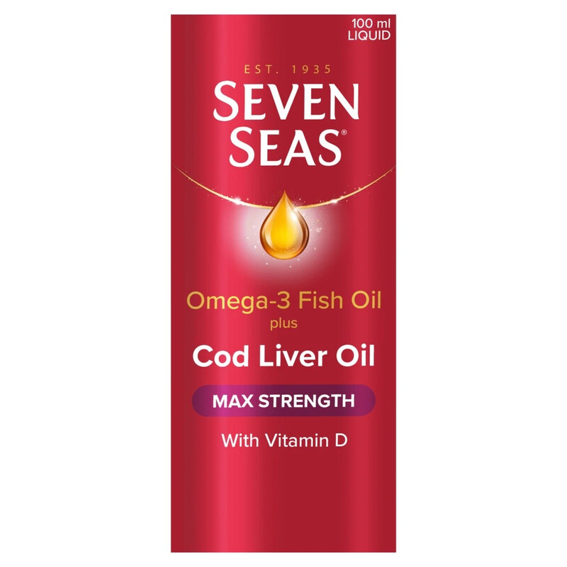 Omega 3 Fish Oil Plus Cod Liver Oil Liquid Max Strength - 100 ml
