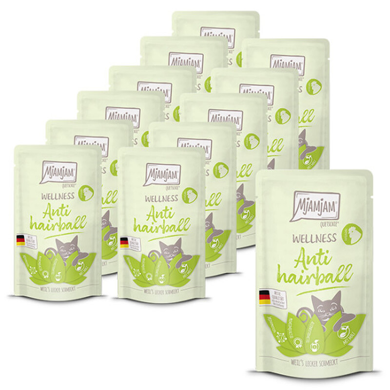 MjAMjAM - Wellness - Anti Hairball - Huhn 12 x 125 g