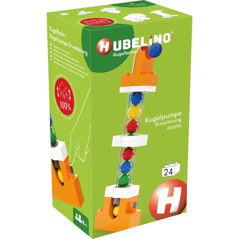HUBELINO Kugelbahn Kugelpumpe Erweiterung (24-teilig)