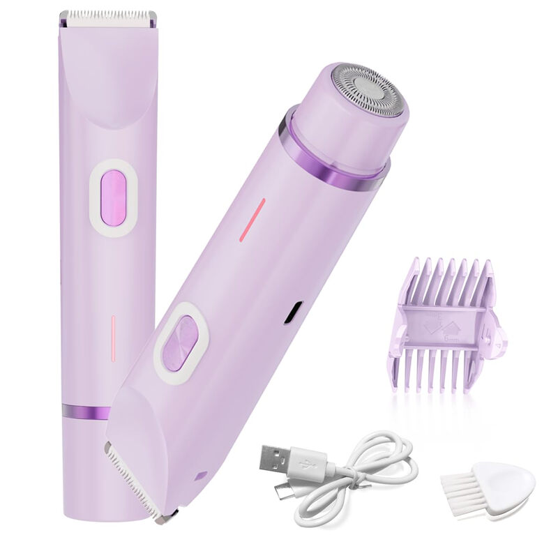 Electric Shaver for Women, 2-in-1 Electric Razor for Womens Legs Underarm Face Pubic