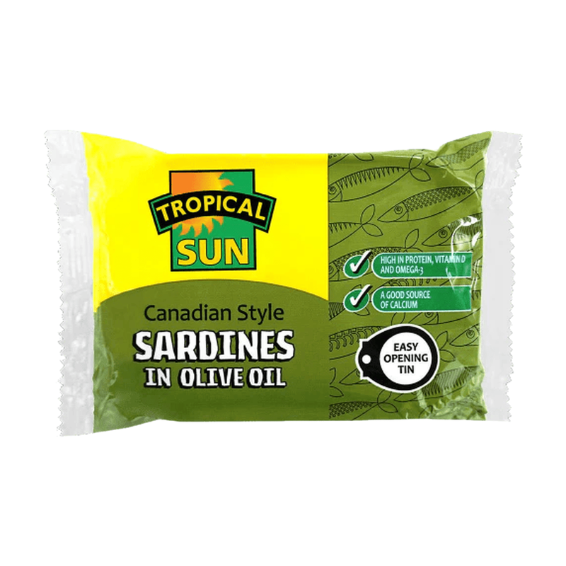 Tropical Sun Canadian Style Sardines In Olive Oil 120G