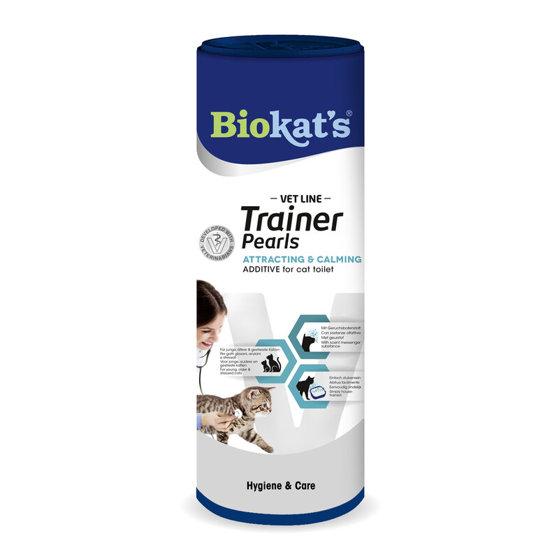 Biokat's Trainer Pearls, treuzusatz mit Geruchsbotenstoff für die Gewöhnung an die Katzentoilette 1 x 700 g