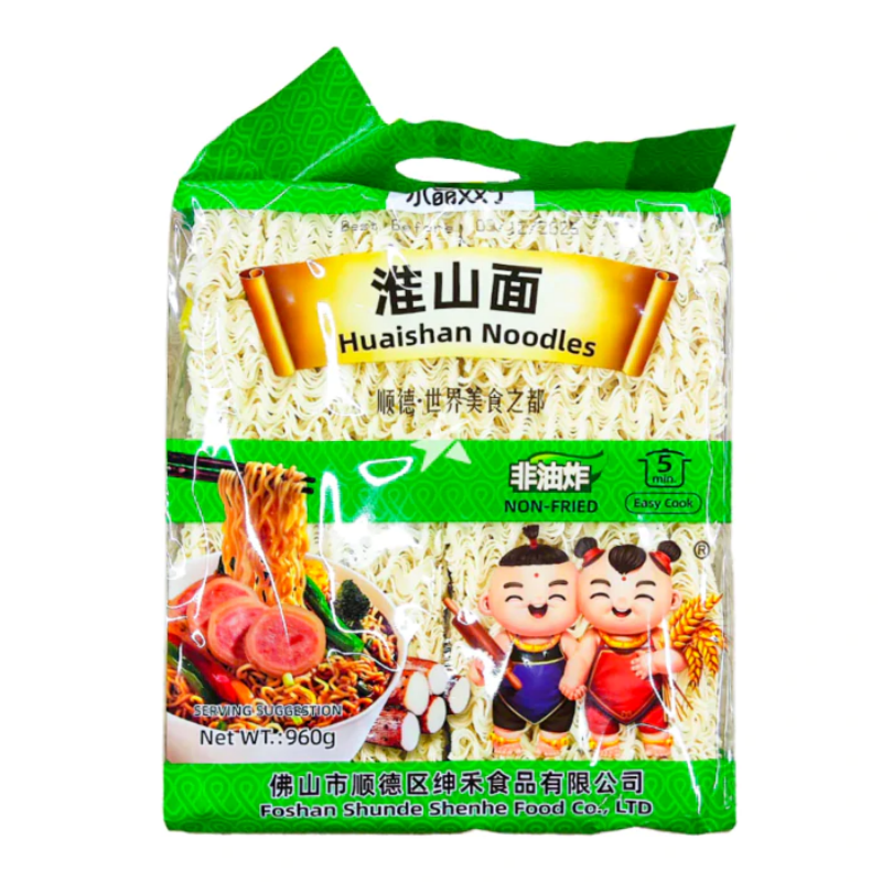 Shuijing Shuangzi Brand Chinese Yam Noodle 960g