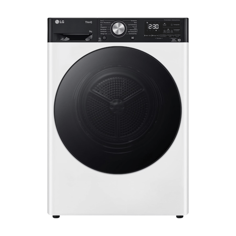 LG RT90V9P 9 kg Wärmepumpentrockner mit Dual Inverter Technologie und Allergy Care