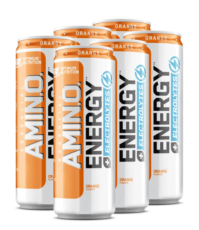 Optimum Nutrition Amino NRG, Elektrolyten 250 ml Sinaasappel x 6