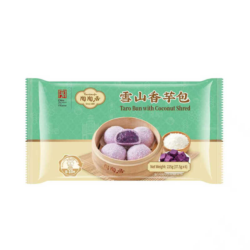 Taotaoju Snow Mountain Taro Buns, 225g
