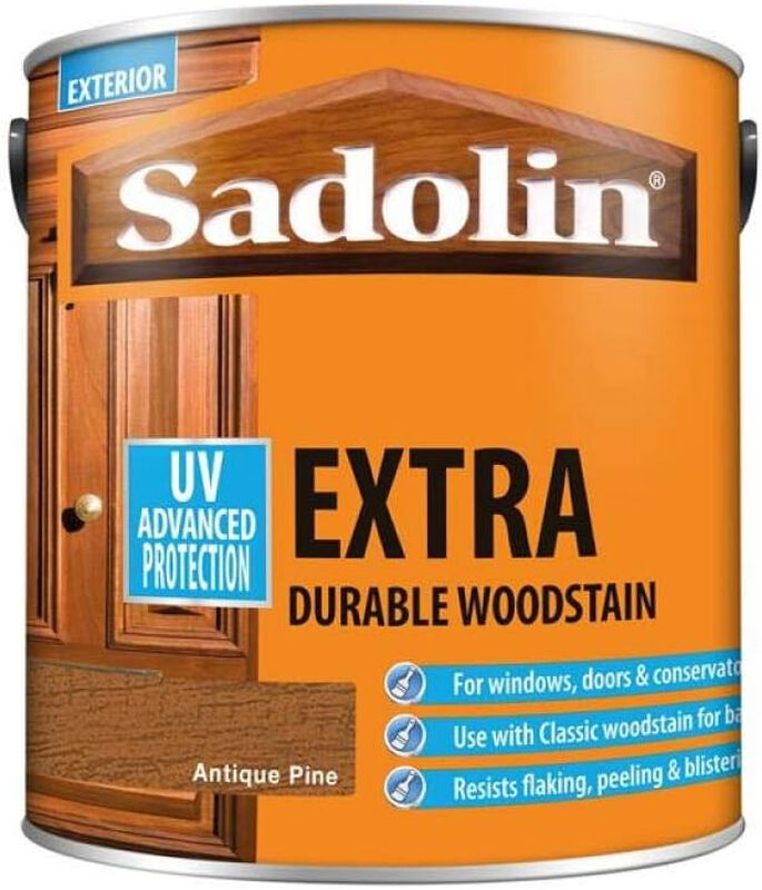 Sadolin 5028529 Extra Durable Woodstain Antique Pine 2.5 litre - Image 6