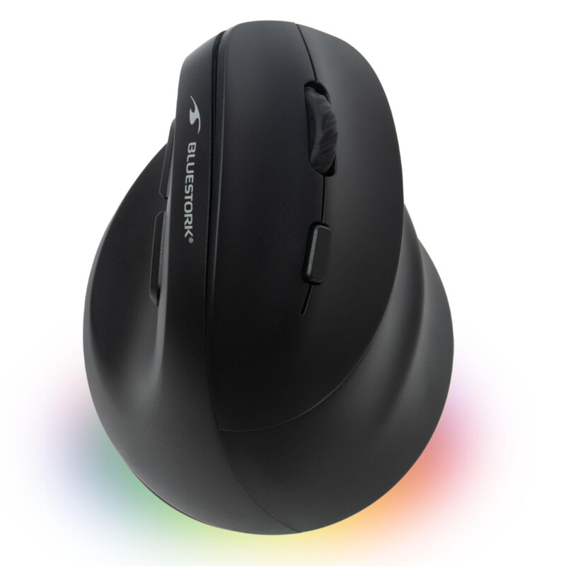 Souris Ergonomique Filaire Bluestork M-W-ERGO-LUMI – 3600 DPI, 6 Boutons, RGB - vue 6