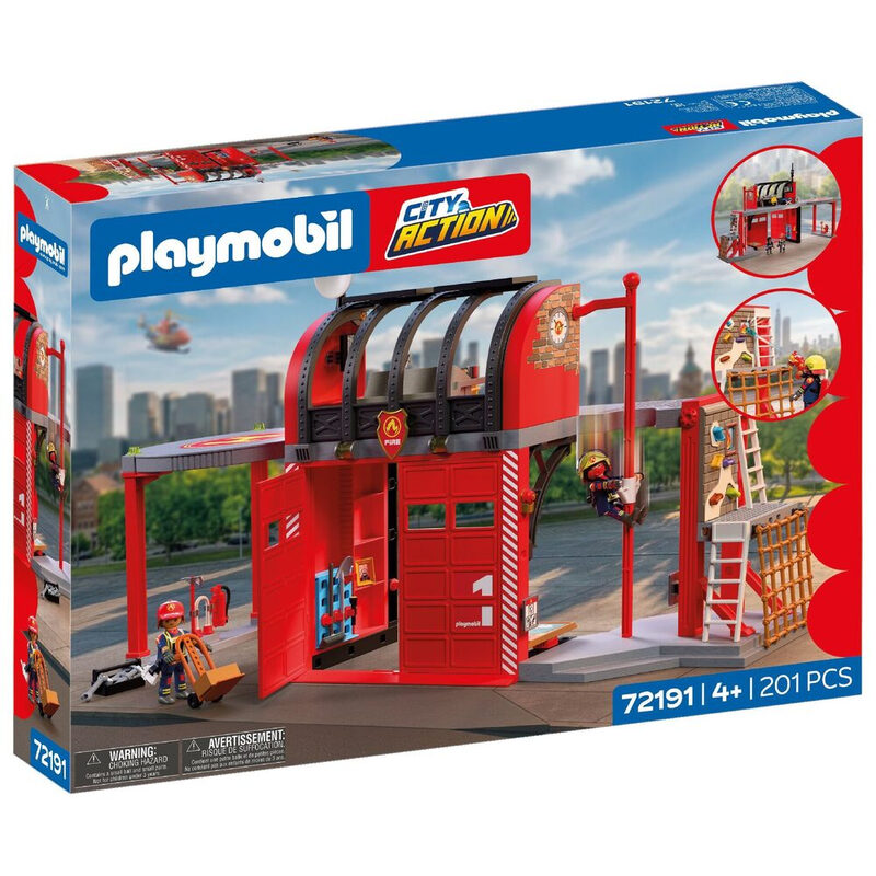 PLAYMOBIL Große Feuerwehrstation