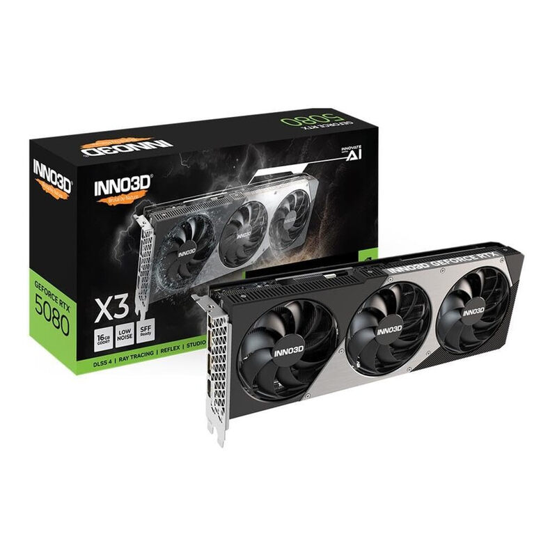 Inno3d Grafikkarte Geforce Rtx 5080 X3 16Gb Gddr7 Reflex 2 Rtx Ai Dlss4 - Image 5