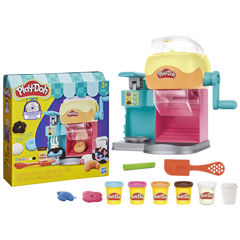 Play-Doh Doughnut Bakery Set - Creative Arts and Crafts Clay Dough Toy for Kids to Design and Decorate Pretreat Pastries
