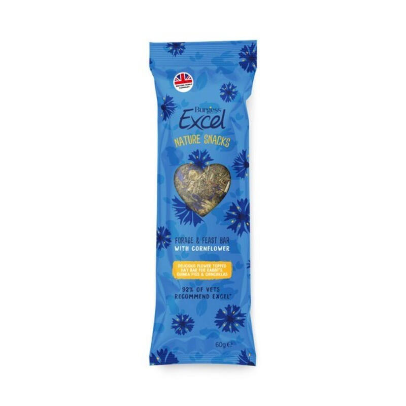 Excel Forage & Feast Bar Cornflower 60g