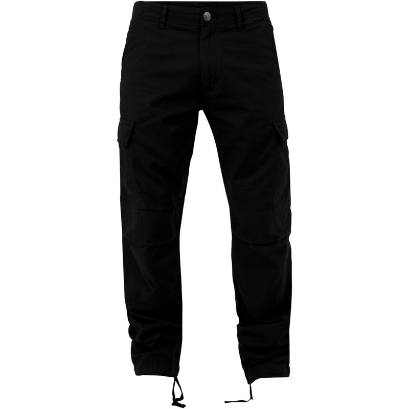 Urban Classics Camouflage-Cargohose, schwarz