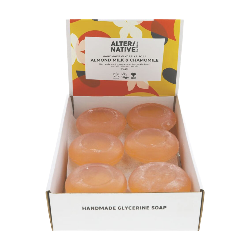 Glycerine Soap - Almond Milk 12×90g