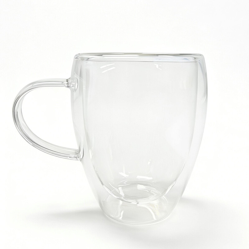 Glass Cup Tea Glasses Drinking Glasses Coffee Glass 350ml 1pc