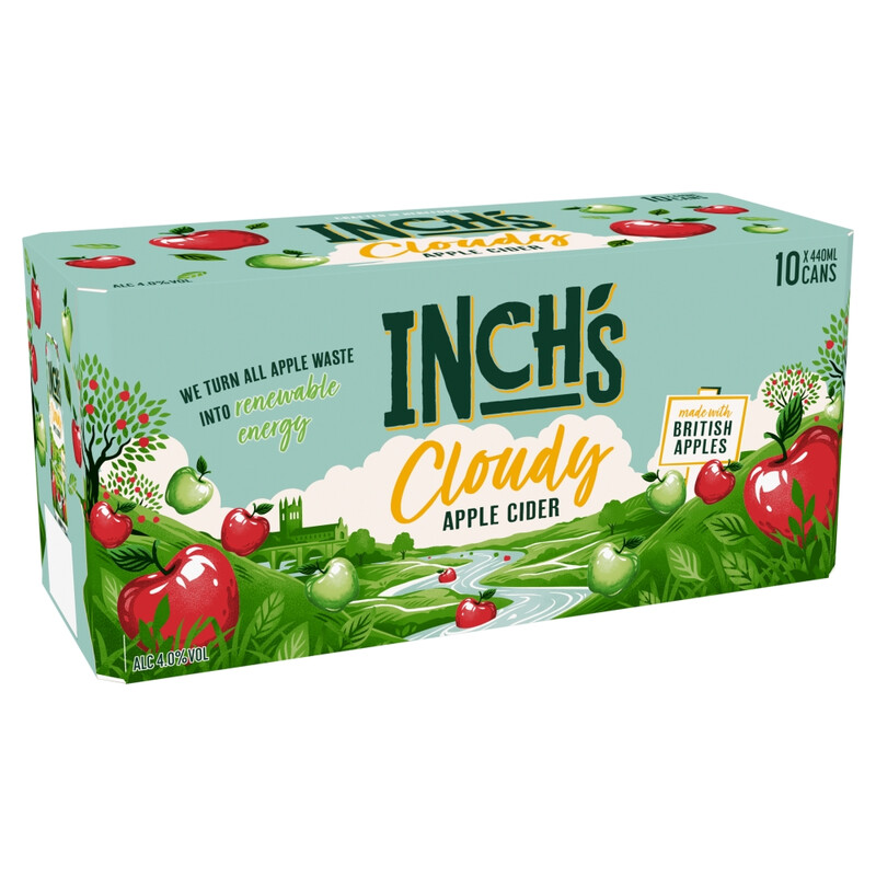 Inch's Cloudy Apple 10Pk- 4% 10X440ml