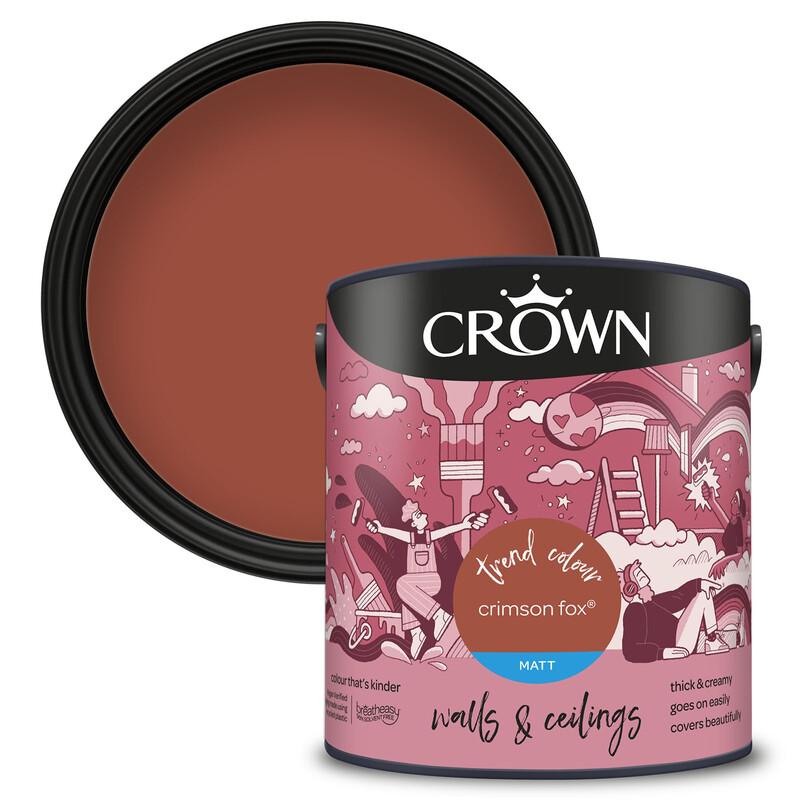 Matt Emulsion Crimson Fox 2.5L
