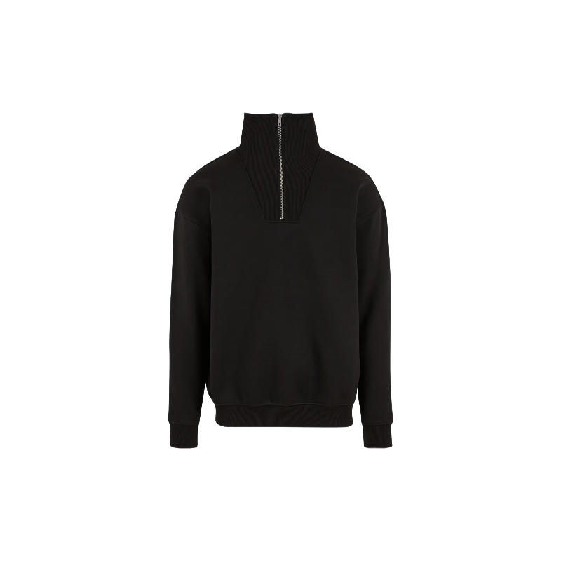 Haut Troyer coupé et cousu noir XL