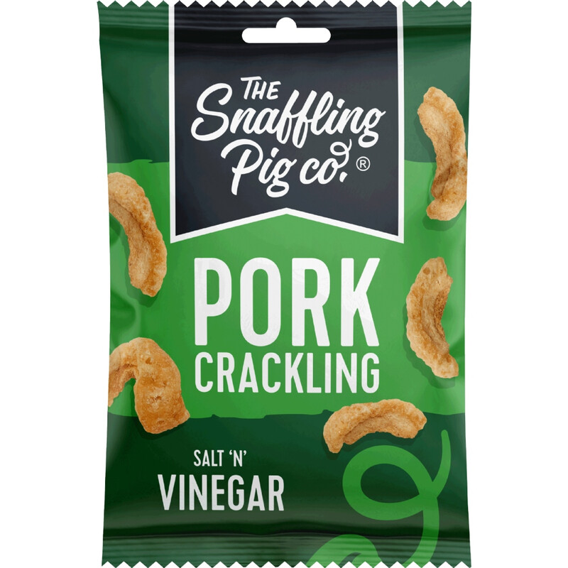 The Snaffling Pig Co. The Snaffling Pig Salt & Vinegar Pork Crackling 40G