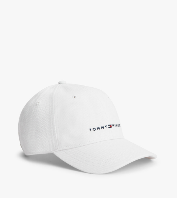 Tommy Hilfiger Accessories Six-Panel Baseball Cap - Optic White