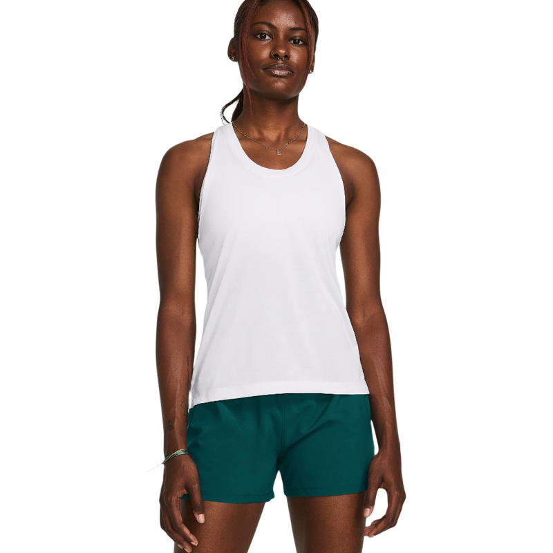 Under Armour Dames Launch Singlet Wit Sportstyle Collectie S