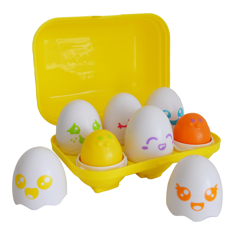 Tomy Toomies Hide & Squeak Eggs - Educational Baby Toddler Toy for Early Development & Sensory Activity Play