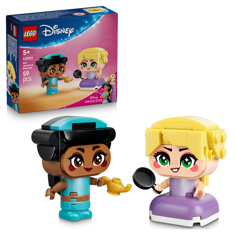 LEGO Disney Princess 43303 Jasmine et Raiponce miniatures