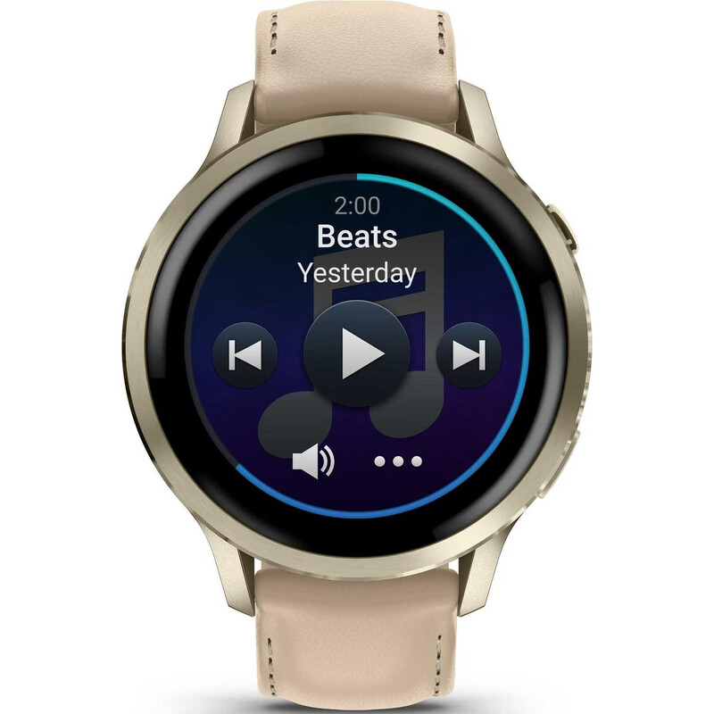 Garmin Venu 4 Bluetooth GPS 41mm AMOLED Or Sable Étanche 5ATM SpO2 Pulsomètre - vue 3