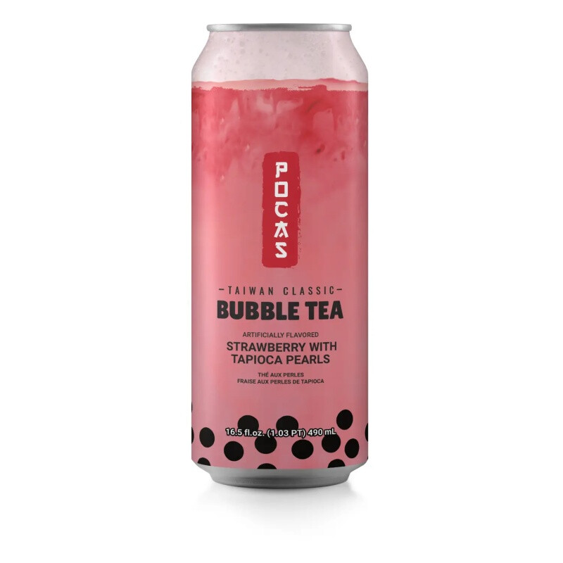 BUBBLE TEA STRAWBERRY 490ml