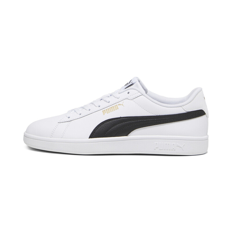 PUMA Heren Sneakers Wit-Zwart-Goud PUMA Smash 3.0 L Collectie 41
