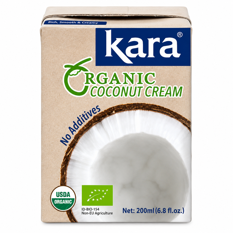 Crème De Coco Bio Kara La Brique De 200ml