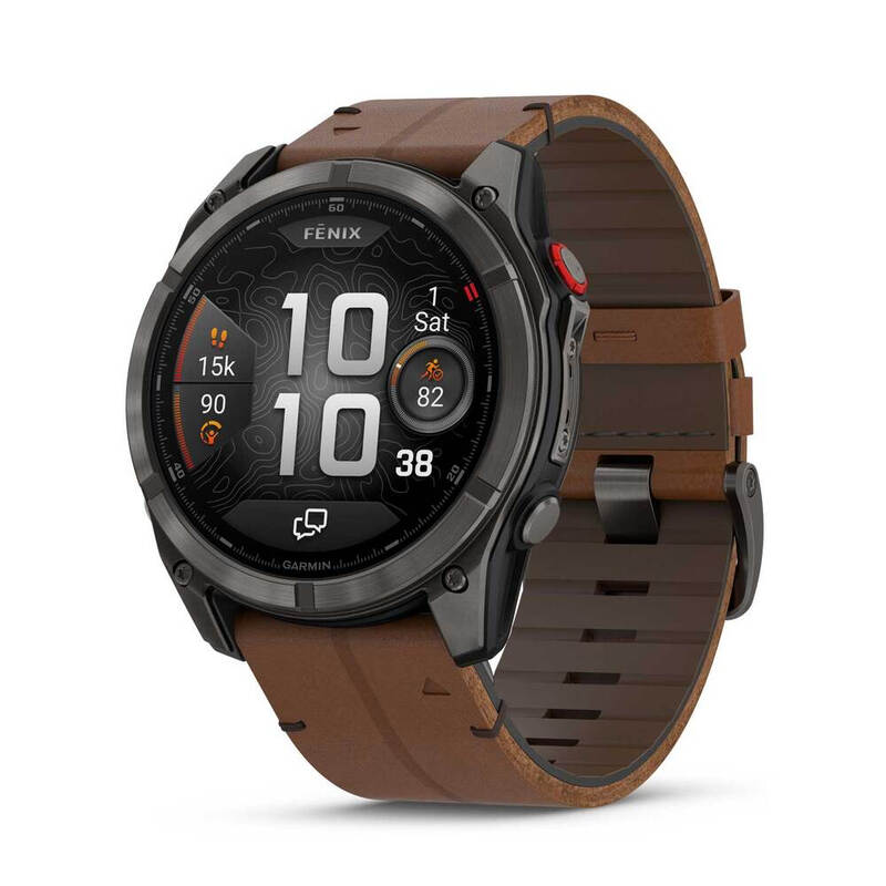 Uhr GARMIN Fenix 8 Pro Amoled Saphir GPS 51 mm - Graphit/Titan Titan