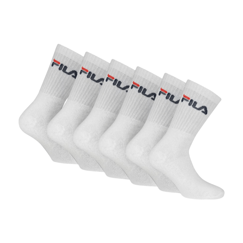 FILA Sportsokken 6-pack White Size 39-42