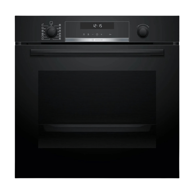Bosch Serie 6 Pyrolyse-Multifunktionsbackofen, 60 cm, Home Connect, AirFry, Schwarz, HBG578EB7