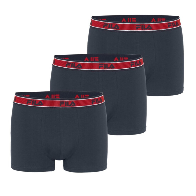 Boxers Fila Lot de 3 boxers homme en coton ceinture bicolore FU5333 EU